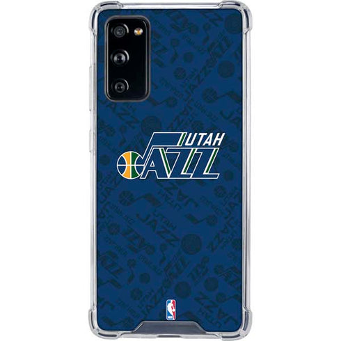 NBA Utah Jazz Blast Galaxy S20 FE Clear Case