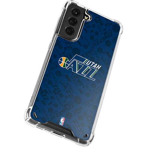 NBA Utah Jazz Blast Galaxy S21 Plus 5G Clear Case