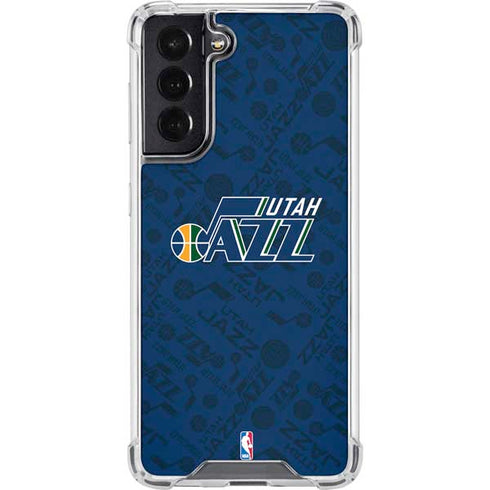 NBA Utah Jazz Blast Galaxy S22 Clear Case