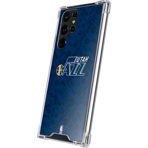 NBA Utah Jazz Blast Galaxy S22 Ultra Clear Case