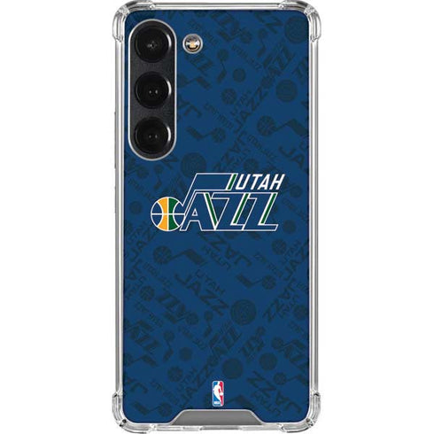 NBA Utah Jazz Blast Galaxy S23 Clear Case