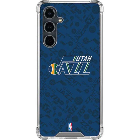 NBA Utah Jazz Blast Galaxy S23 FE Clear Case