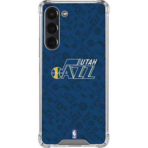 NBA Utah Jazz Blast Galaxy S23 Plus Clear Case