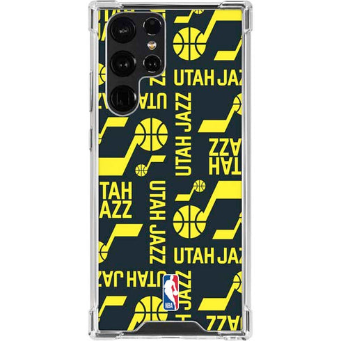 NBA Utah Jazz Blast Galaxy S24 Ultra Clear Case