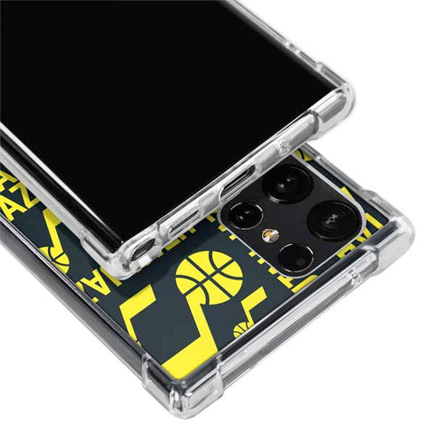 NBA Utah Jazz Blast Galaxy S24 Ultra Clear Case