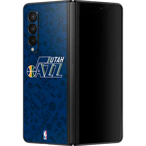 NBA Utah Jazz Blast Galaxy Z Fold3 5G Skin