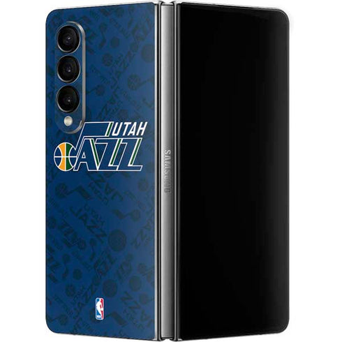 NBA Utah Jazz Blast Galaxy Z Fold4 5G Skin
