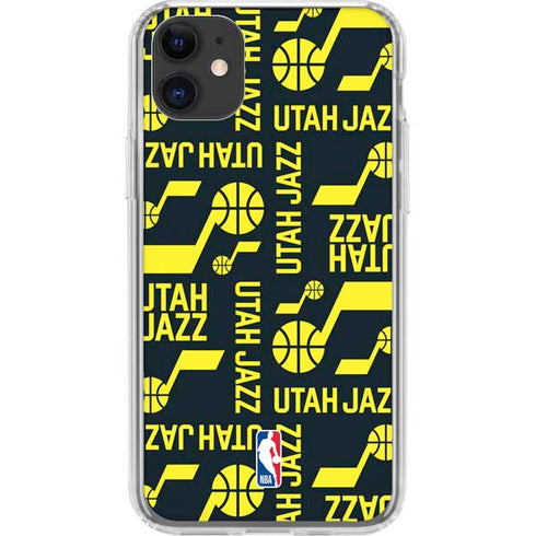 NBA Utah Jazz Blast iPhone 11 Clear Case