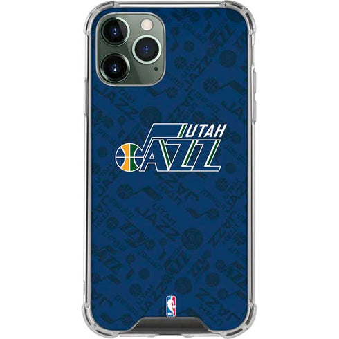 NBA Utah Jazz Blast iPhone 11 Pro Max Clear Case