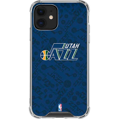 NBA Utah Jazz Blast iPhone 12 Mini Clear Case