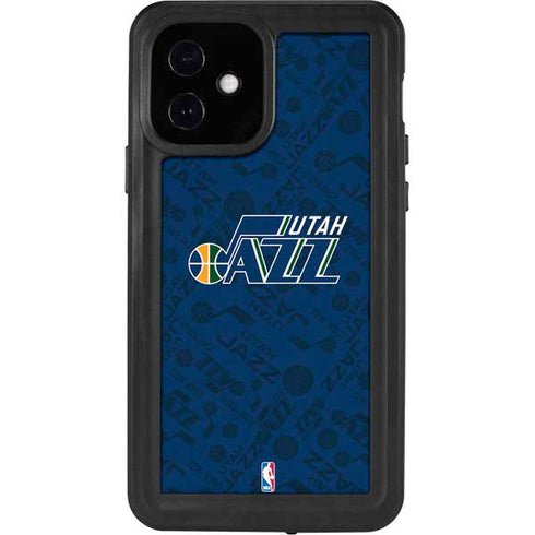 NBA Utah Jazz Blast iPhone 12 Waterproof Case
