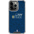 NBA Utah Jazz Blast iPhone 15 Pro Clear Case