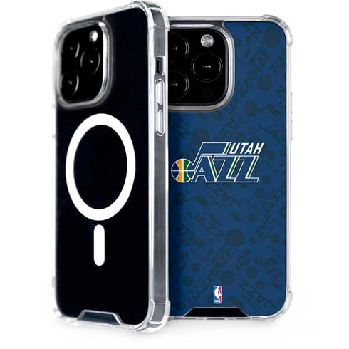 NBA Utah Jazz Blast iPhone 15 Pro MagSafe Case