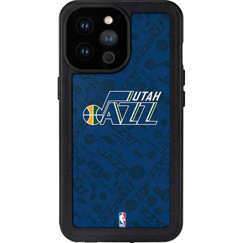 NBA Utah Jazz Blast iPhone 14 Pro Max Waterproof Case