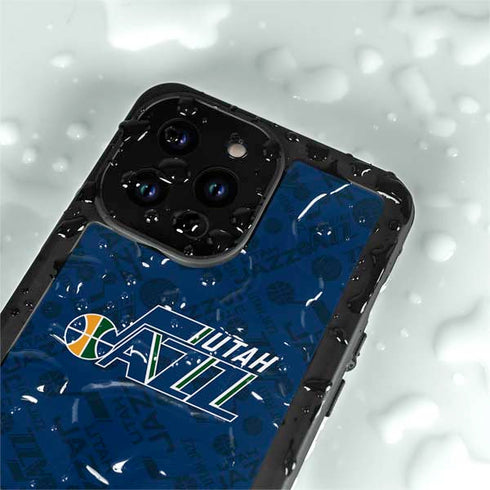 NBA Utah Jazz Blast iPhone 14 Pro Max Waterproof Case