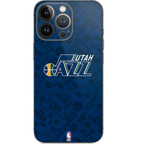NBA Utah Jazz Blast iPhone 14 Pro Skin