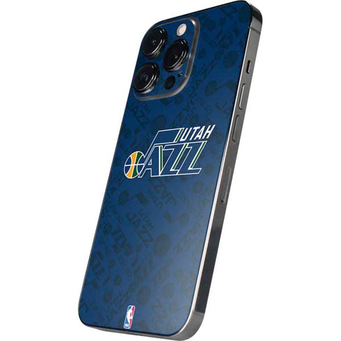 NBA Utah Jazz Blast iPhone 14 Pro Skin
