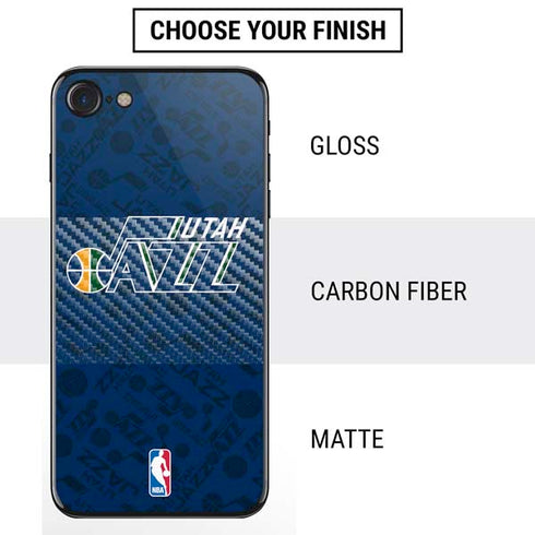 NBA Utah Jazz Blast iPhone SE (2nd & 3rd Gen) Skin