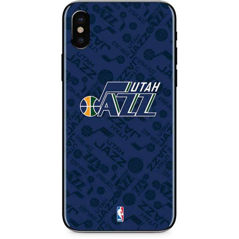 NBA Utah Jazz Blast iPhone X Skin