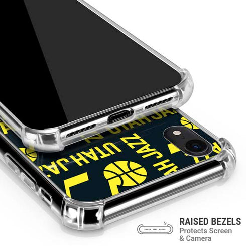 NBA Utah Jazz Blast iPhone XR Clear Case