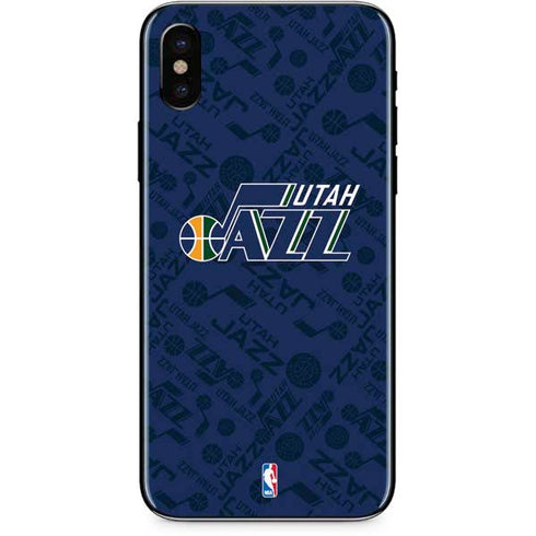 NBA Utah Jazz Blast iPhone XS Skin