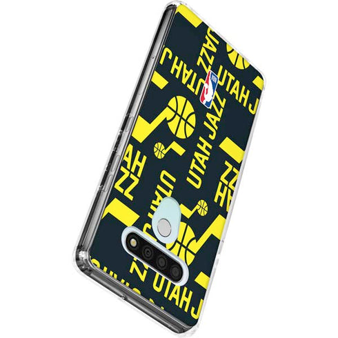 NBA Utah Jazz Blast LG Stylo 6 Clear Case
