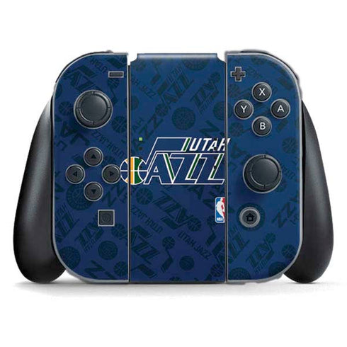 NBA Utah Jazz Blast Nintendo Switch (2017-2021) Joy-Con Controller Skin
