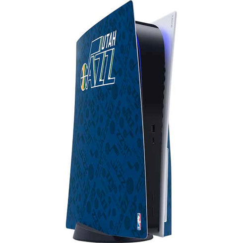 NBA Utah Jazz Blast PS5 Console Skin