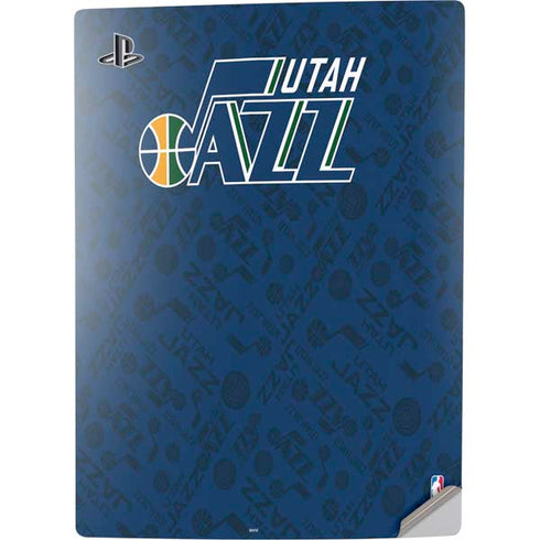 NBA Utah Jazz Blast PS5 Digital Edition Console Skin