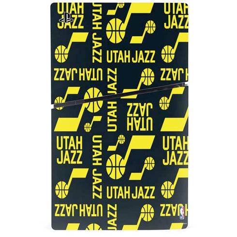 NBA Utah Jazz Blast PS5 Slim Disk Bundle Skin