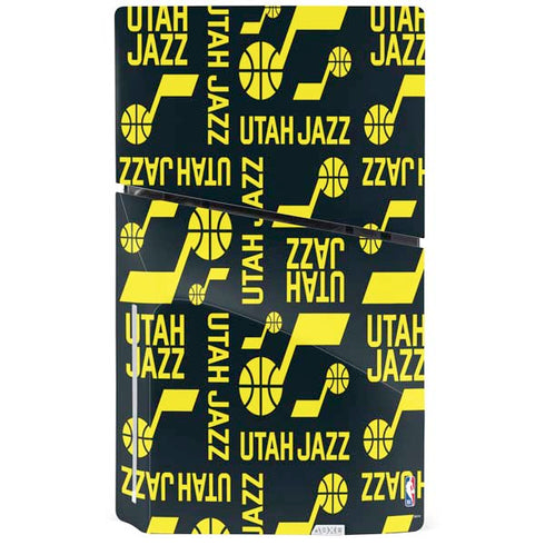 NBA Utah Jazz Blast PS5 Slim Disk Bundle Skin