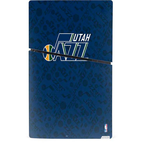 NBA Utah Jazz Blast PS5 Slim Digital Edition Console Skin