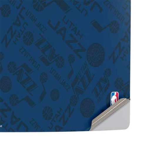 NBA Utah Jazz Blast PS5 Slim Digital Edition Console Skin