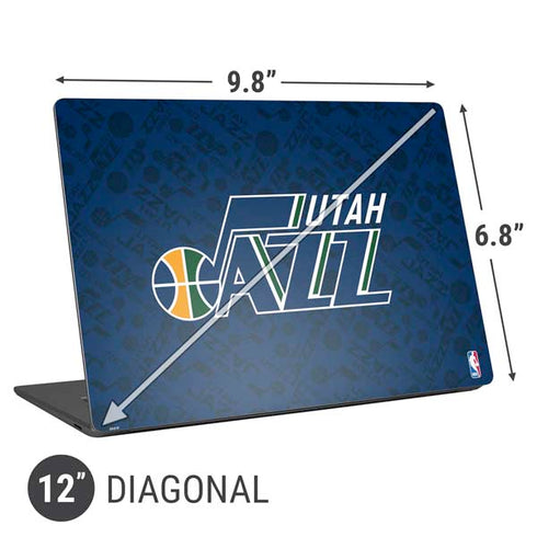 NBA Utah Jazz Blast Universal Laptop 12in (9.8 x 6.8in) Skin