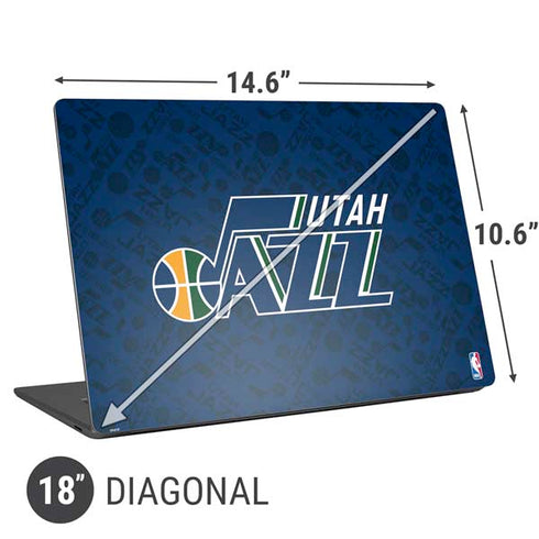 NBA Utah Jazz Blast Universal Laptop 18in (14.6 x 10.6in) Skin