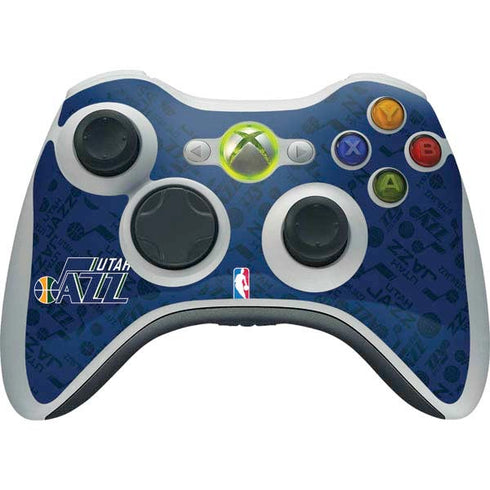 NBA Utah Jazz Blast Xbox 360 Wireless Controller Skin