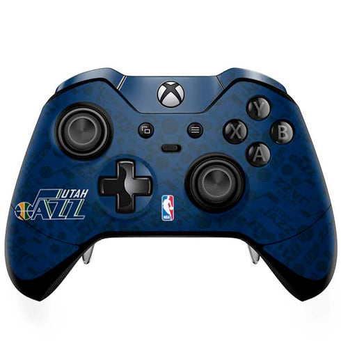 NBA Utah Jazz Blast Xbox One Elite Controller Skin
