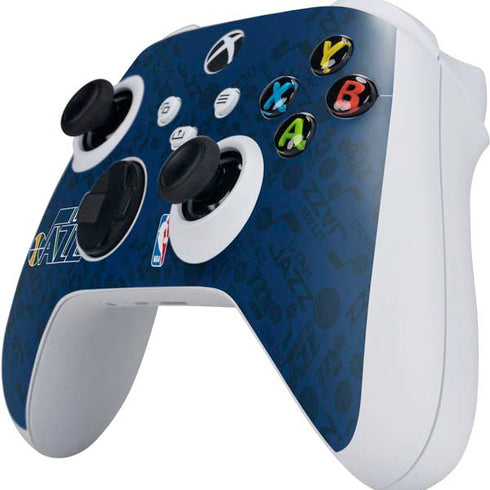 NBA Utah Jazz Blast Xbox Series S Controller Skin