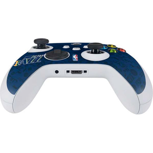 NBA Utah Jazz Blast Xbox Series S Controller Skin