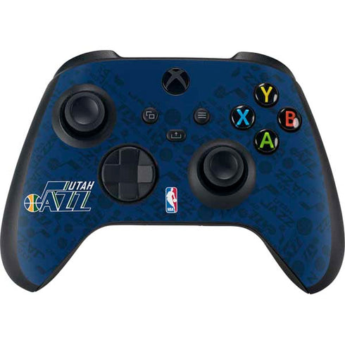 NBA Utah Jazz Blast Xbox Series X Controller Skin