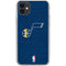 NBA Utah Jazz Yellow Texture iPhone 11 Clear Case