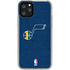 NBA Utah Jazz Yellow Texture iPhone 11 Pro Clear Case