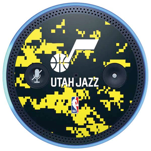 NBA Utah Jazz Grey Digi Camo Amazon Echo Skin