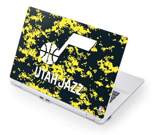 NBA Utah Jazz Grey Digi Camo Acer Chromebook Skin