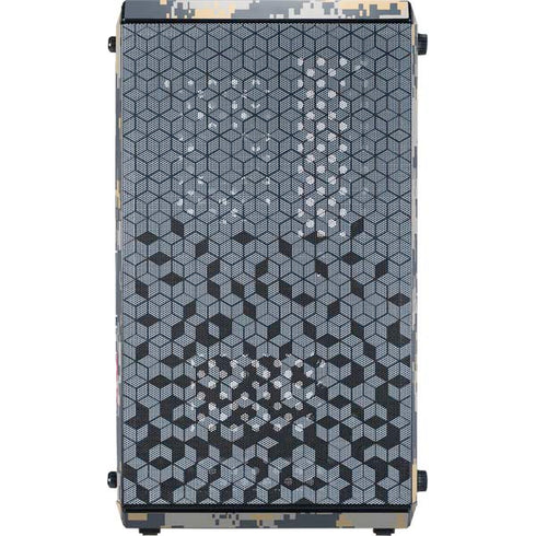 NBA Utah Jazz Grey Digi Camo Cooler Master MasterBox Q300L Mini Tower Skin