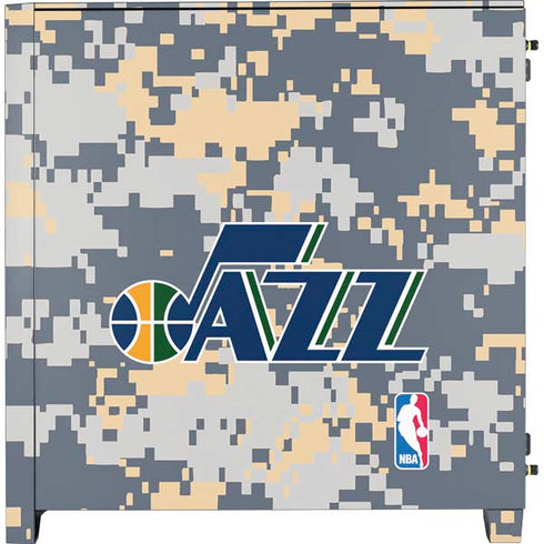 NBA Utah Jazz Grey Digi Camo Corsair 4000D Tempered Glass Mid-Tower ATX Case Skin