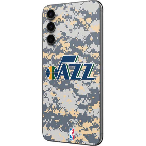 NBA Utah Jazz Grey Digi Camo Galaxy A14 5G Skin