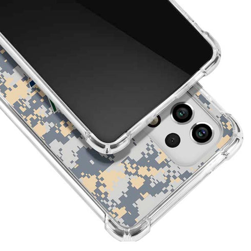 NBA Utah Jazz Grey Digi Camo Galaxy A53 5G Clear Case