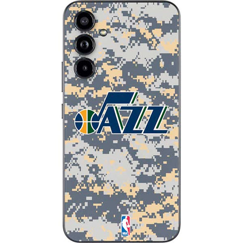 NBA Utah Jazz Grey Digi Camo Galaxy A54 5G Skin