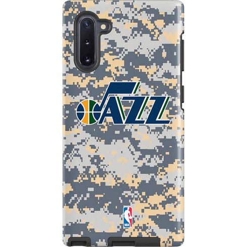NBA Utah Jazz Grey Digi Camo Galaxy Note 10 Pro Case